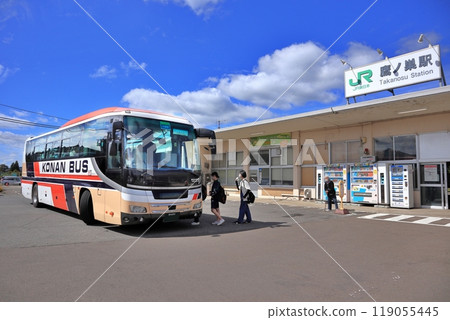 JR高之巢站前停靠的電車替代巴士 JR高之巢站前停靠的電車替代巴士 119055445