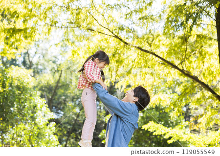 家庭形象父親女兒 119055549