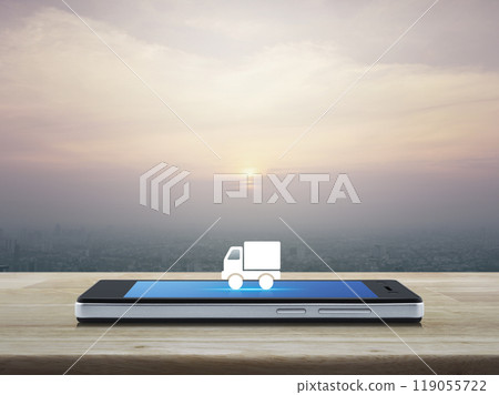 Business transportation online service concept Business transportation online service concept 119055722