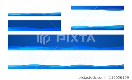 Blue wave pattern news subtitle base set, transparent material without text Blue wave pattern news subtitle base set, transparent material without text 119056199