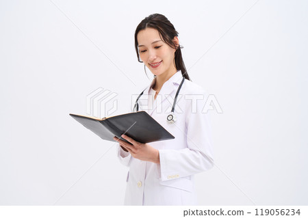 Female doctor, medical staff, doctor, pharmacist, nurse 119056234