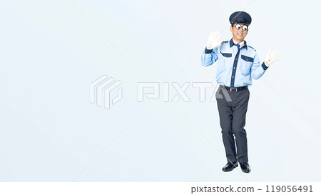 跳舞男保安全身照 跳舞男保安全身照 119056491