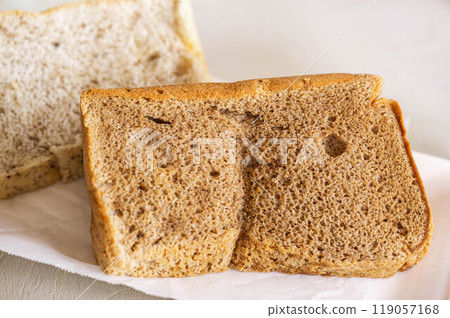 Rice flour chiffon cake, coffee flavor Rice flour chiffon cake, coffee flavor 119057168