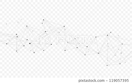 Global network connection banner design template. Header social network communication in the global business concept. Big data visualization. Internet technology 119057395