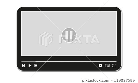 Video player design template for web and mobile apps, play button icon, video player mockup, channel interface, video player icon, social media concept, multimedia video player mockup live Video player design template for web and mobile apps, play button icon, video player mockup, channel interface, video player icon, social media concept, multimedia video player mockup live 119057599