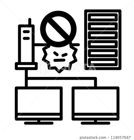 防止未經授權存取遠端存取伺服器的圖示。 防止未經授權存取遠端存取伺服器的圖示。 119057687
