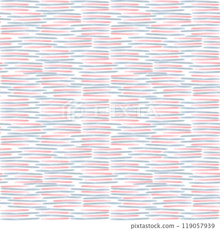 Hand drawn watercolor blue and pink stripes seamless pattern isolated on white background. Can be used for textile, fabric, scrapbook and other printed products. Hand drawn watercolor blue and pink stripes seamless pattern isolated on white background. Can be used for textile, fabric, scrapbook and other printed products. 119057939
