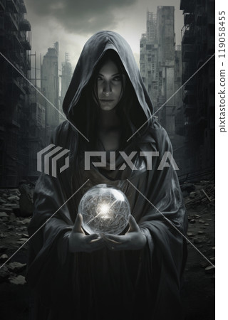 Halloween mystery concept, Generative AI 119058455