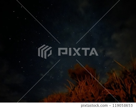 Night sky of autumn 119058653