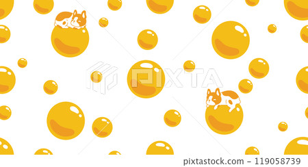 dog seamless pattern french bulldog sleep soap bubble marble cartoon vector doodle pet puppy tile background gift wrapping paper repeat wallpaper illustration scarf isolated design 119058739