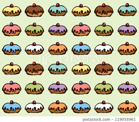 Donut. Vector drawing Donut. Vector drawing 119058961