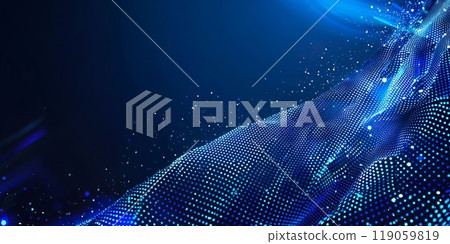abstract blue technology background 119059819