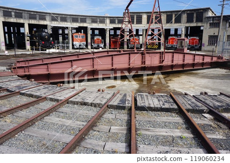 用於改變鐵路車輛方向的轉盤 119060234