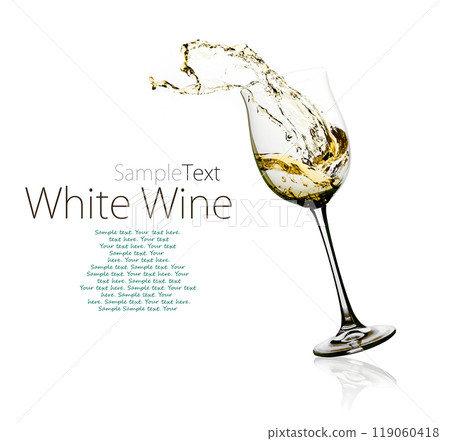 glass of white wine glass of white wine 119060418