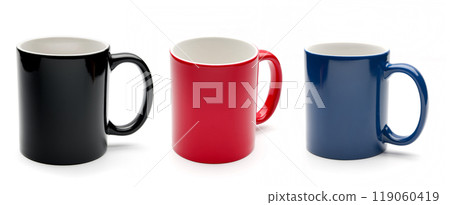 black, red and blue cups 119060419