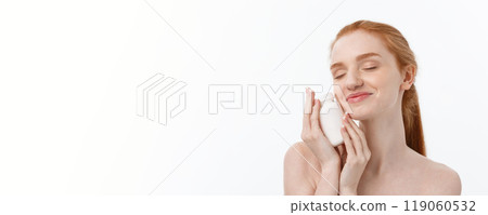 Beautiful Smiling Girl Taking Medication, Holding Bottle With Pills. Healthy Happy Female Eating Pill. Vitamins And Supplements,Diet Nutrition Concept Beautiful Smiling Girl Taking Medication, Holding Bottle With Pills. Healthy Happy Female Eating Pill. Vitamins And Supplements,Diet Nutrition Concept 119060532