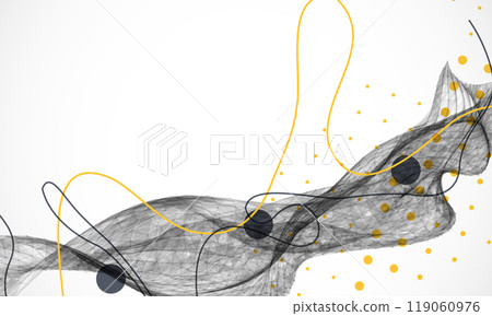 Abstract art background. Modern science or technology art elements. Surface illustration. Vector. Abstract art background. Modern science or technology art elements. Surface illustration. Vector. 119060976