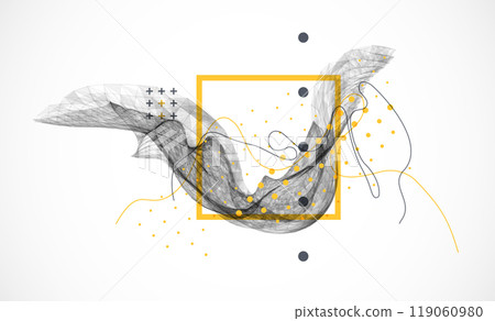 Abstract art background. Modern science or technology art elements. Surface illustration. Vector. Abstract art background. Modern science or technology art elements. Surface illustration. Vector. 119060980