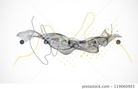 Abstract art background. Modern science or technology art elements. Surface illustration. Vector. Abstract art background. Modern science or technology art elements. Surface illustration. Vector. 119060983