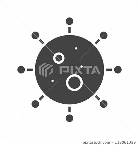 Virus icon vector image. Virus icon vector image. 119061389