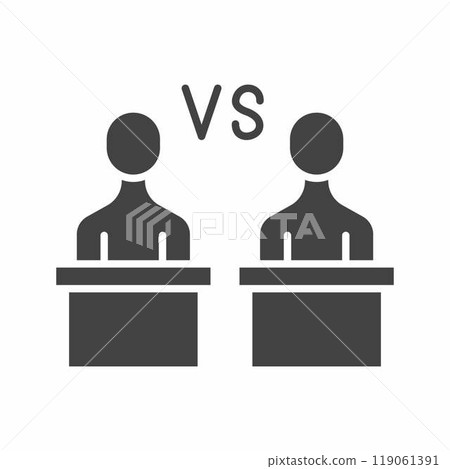 Versus icon vector image. Versus icon vector image. 119061391