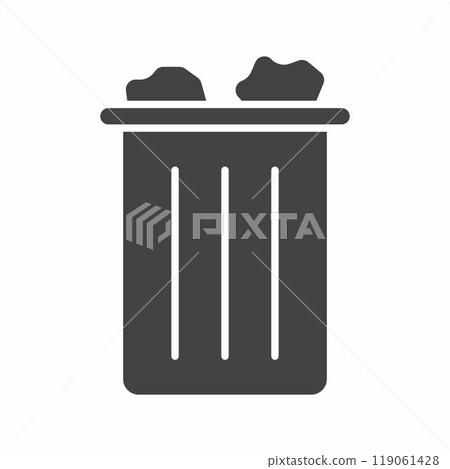 Trash icon vector image. Trash icon vector image. 119061428