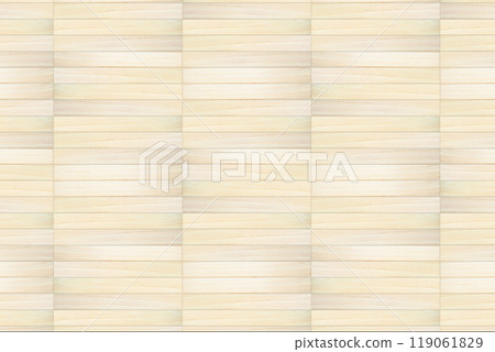 A pattern background made up of four horizontally long and narrow cypress wooden boards A pattern background made up of four horizontally long and narrow cypress wooden boards 119061829