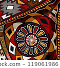 Ethnic art tribal style background 5 119061986