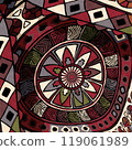 Ethnic art tribal style background 8 119061989