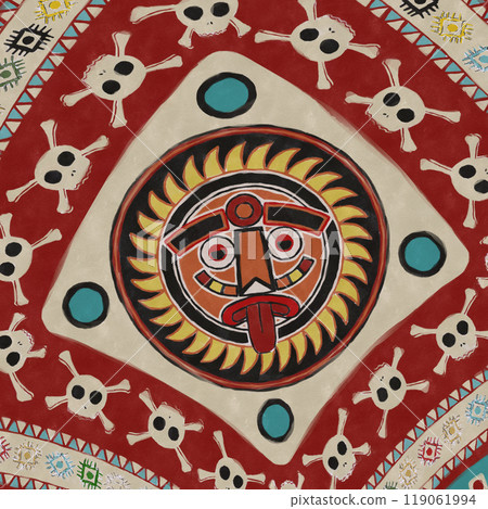Ethnic art tribal style background 13 Ethnic art tribal style background 13 119061994