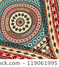 Ethnic art tribal style background 14 119061995