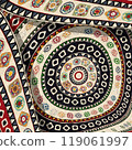 Ethnic art tribal style background 16 119061997