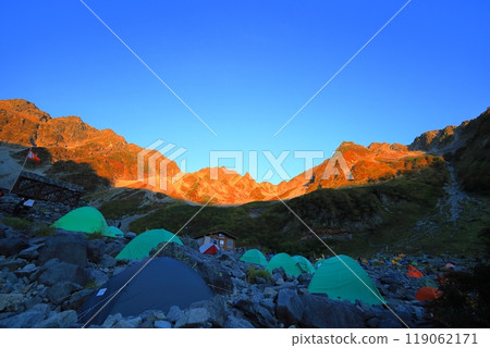 北阿爾卑斯山、唐澤壯觀的秋葉和摩根羅斯 北阿爾卑斯山、唐澤壯觀的秋葉和摩根羅斯 119062171