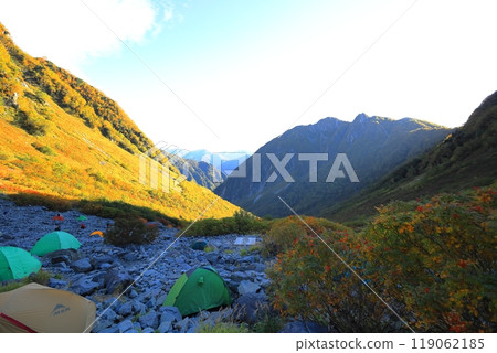 北阿爾卑斯山唐澤的壯麗秋葉 北阿爾卑斯山唐澤的壯麗秋葉 119062185