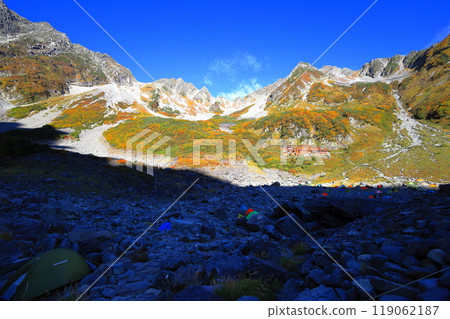 北阿爾卑斯山唐澤的壯麗秋葉 北阿爾卑斯山唐澤的壯麗秋葉 119062187