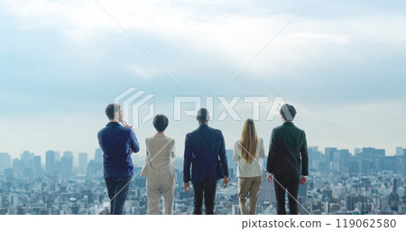 跨國人士看城市的背影 - 全球商業 119062580