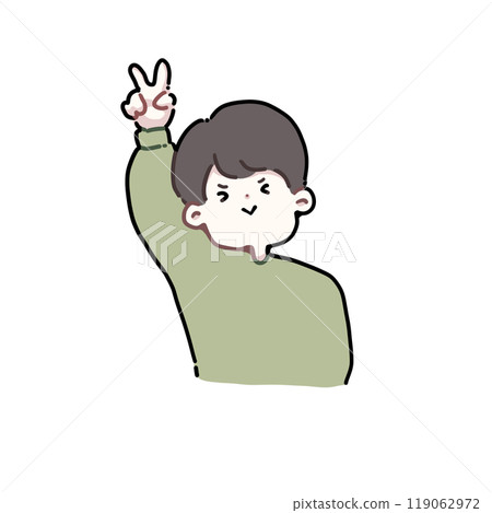一個微笑著做和平的人 119062972