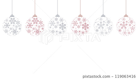 雪花聖誕球 119063416