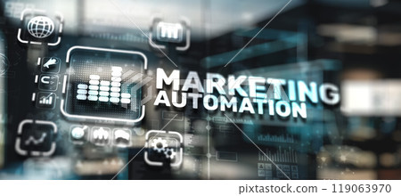 Marketing automation. Marketing Strategy. Planning Strategy Concept 119063970