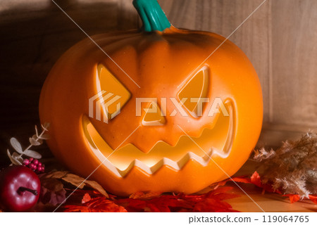 發光的南瓜燈 119064765