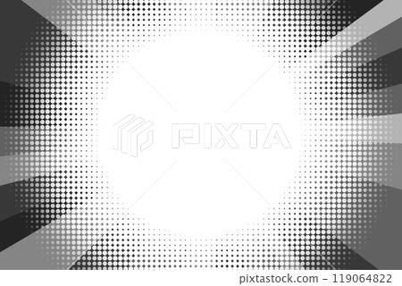 Gray pop comic style radiant background illustration Gray pop comic style radiant background illustration 119064822