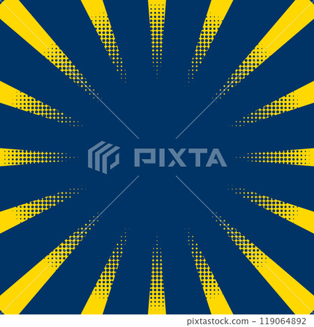 Navy blue and yellow radiating background illustration Navy blue and yellow radiating background illustration 119064892