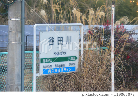 JR東日本水郡線從越江站到郡山站的車窗景觀(2022年12月) JR東日本水郡線從越江站到郡山站的車窗景觀(2022年12月) 119065072