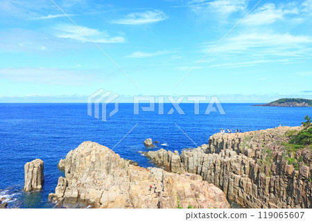 Scenery of Tojinbo, Sakai City, Fukui Prefecture 119065607