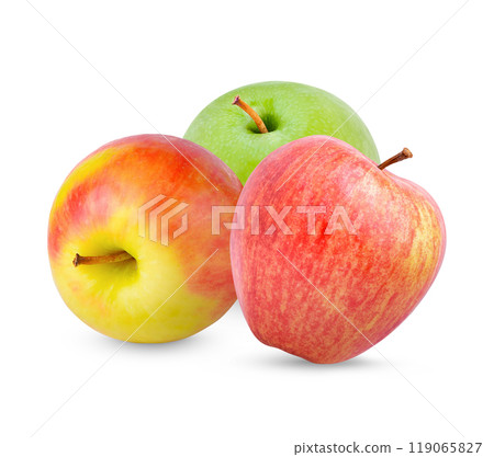 Fresh apple isolated on white background Fresh apple isolated on white background 119065827