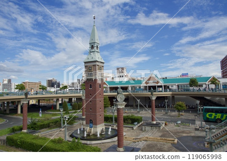 Scenery in front of Kurashiki Station Okayama Tourism Inbound Scenery in front of Kurashiki Station Okayama Tourism Inbound 119065998