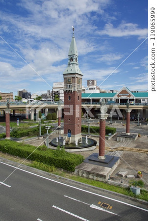 Scenery in front of Kurashiki Station Okayama Tourism Inbound Scenery in front of Kurashiki Station Okayama Tourism Inbound 119065999