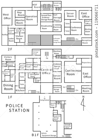 警察局平面圖 119066711