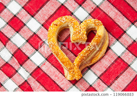 cookies in a heart shaped cookies in a heart shaped 119066883