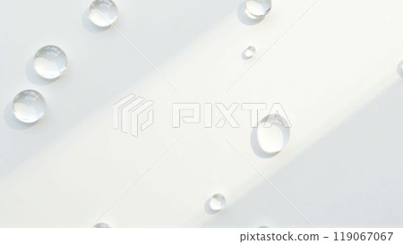 透明水滴－乾淨清爽的圖像 119067067
